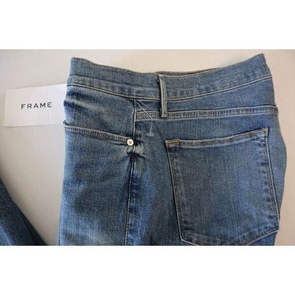 FRAME OPLHF456 Women's Sz 30 Medium Cairo Wash Le High Flare Leg Jeans - Picture 6 of 10